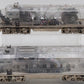 Lionel 6-38150 O Gauge Platinum Ghost F3 AA Diesel Locomotive Set #1900 & #2000 VG