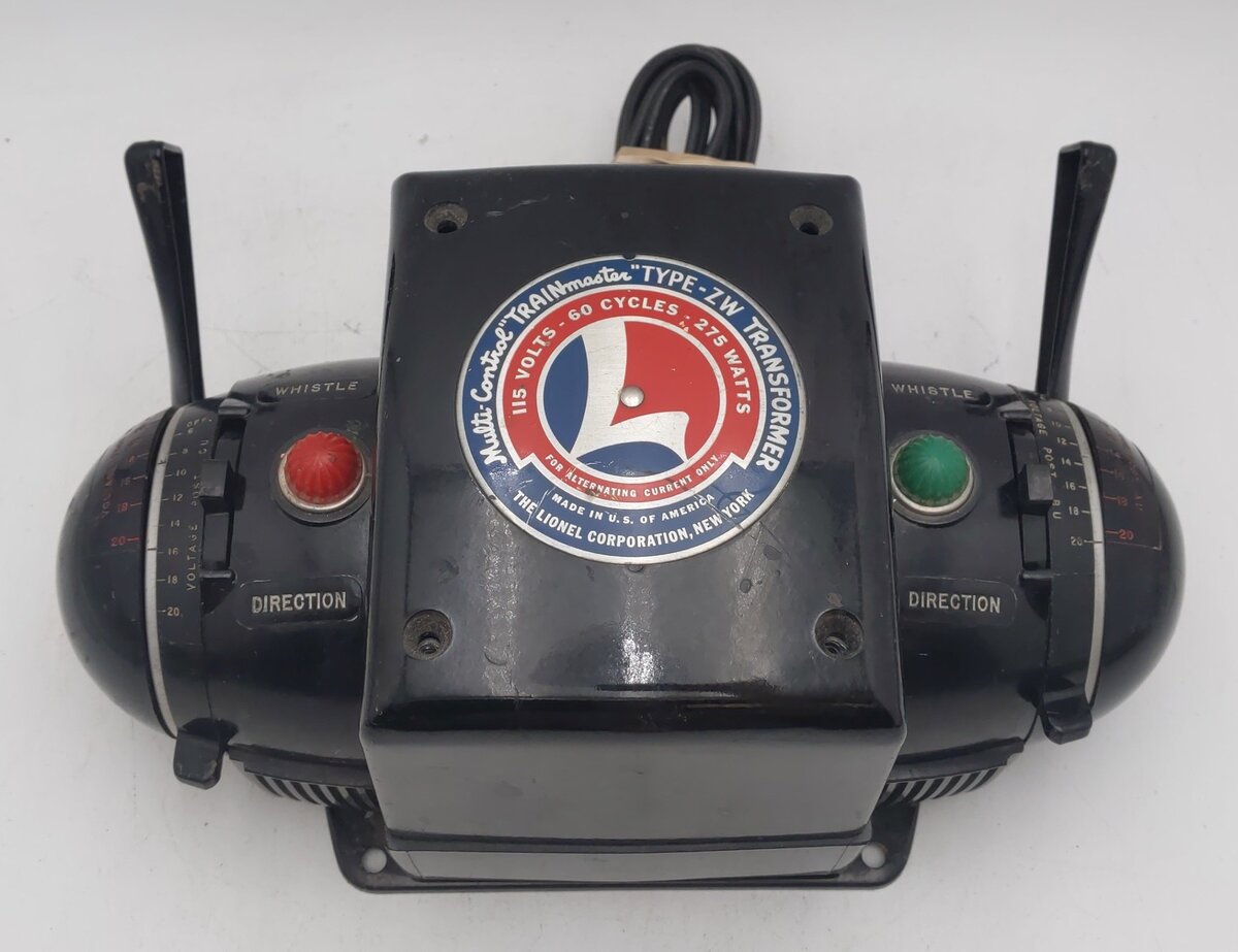 Lionel ZW Vintage O Gauge Trainmaster 275 Watt Transformer with Whistle