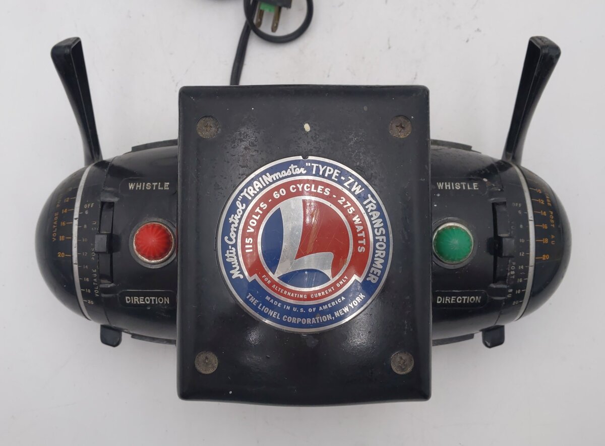 Lionel ZW Vintage O Gauge Trainmaster 275 Watt Transformer with Whistle/Box