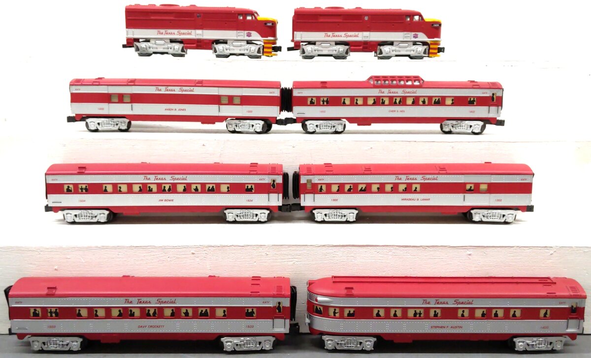 K-Line K1421 The Texas Special O Gauge Diesel Passenger Train Set EX/Box