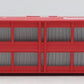 K-Line K7765 O Gauge Southern Pacific Gunderson Flatcar w/2 Containers EX/Box