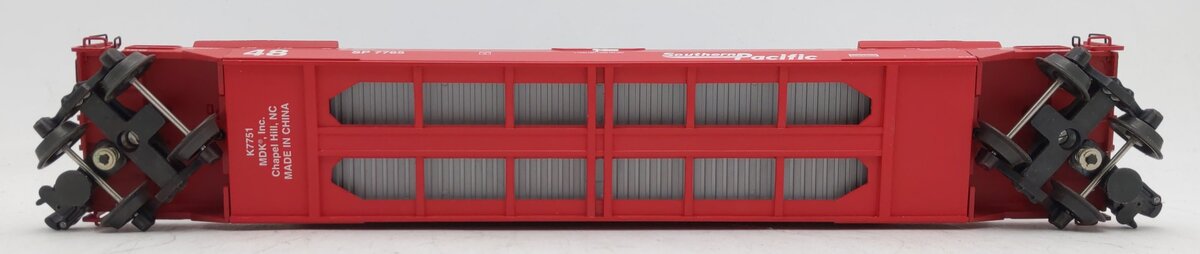 K-Line K7765 O Gauge Southern Pacific Gunderson Flatcar w/2 Containers EX/Box