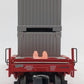 K-Line K7765 O Gauge Southern Pacific Gunderson Flatcar w/2 Containers EX/Box