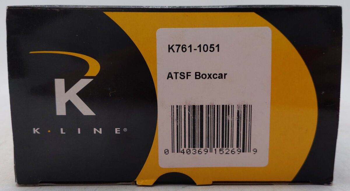 K-Line K761-1051 O Gauge Santa Fe Black Boxcar #97190 EX/Box