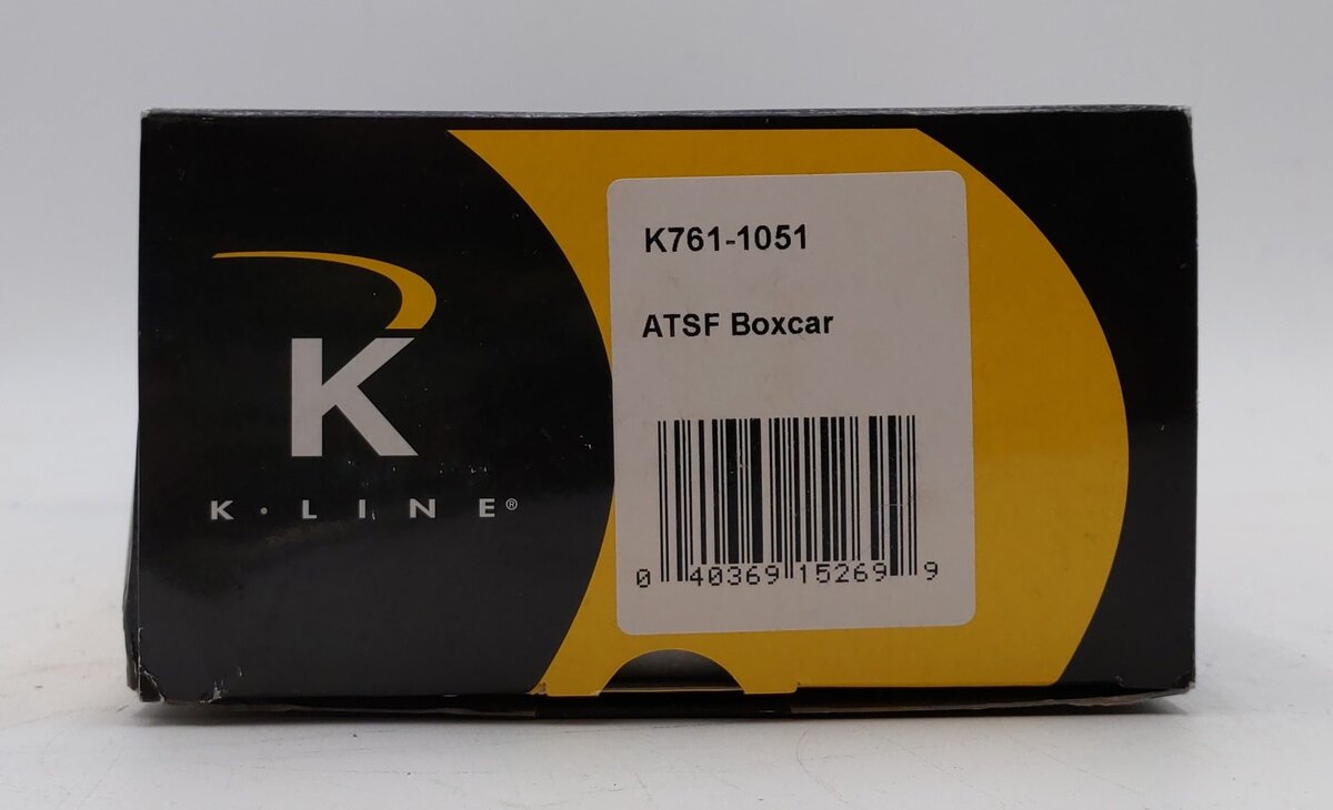 K-Line K761-1051 O Gauge Santa Fe Black Boxcar #97197 LN/Box
