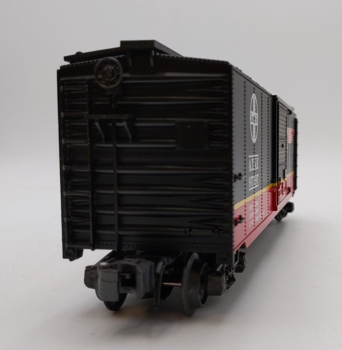 K-Line K761-1051 O Gauge Santa Fe Black Boxcar #97197 LN/Box