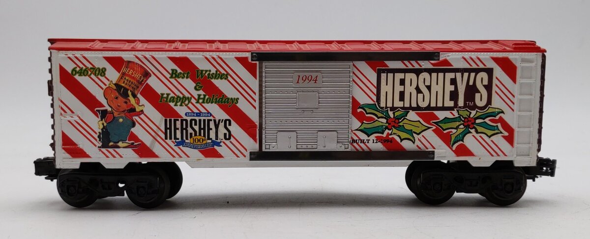 K-Line K-646708 O Gauge Hersheys 1994 Christmas Boxcar EX/Box