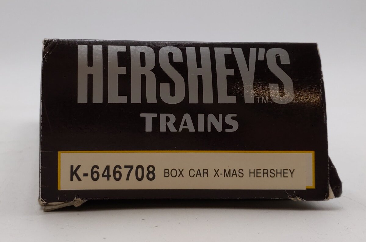 K-Line K-646708 O Gauge Hersheys 1994 Christmas Boxcar EX/Box
