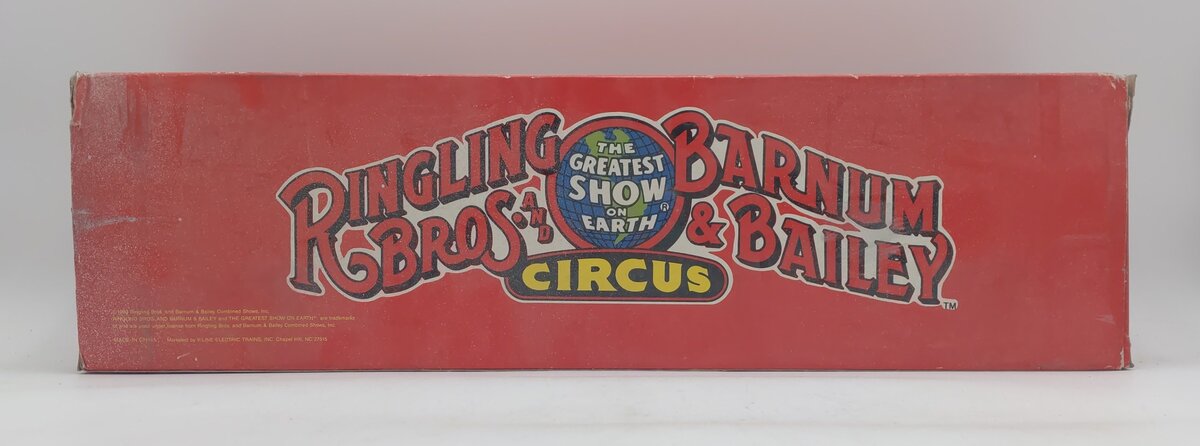 K-Line K83-0073-1 O Ringling Bros. Elephants 18" Heavyweight Baggage Car #73 VG/Box