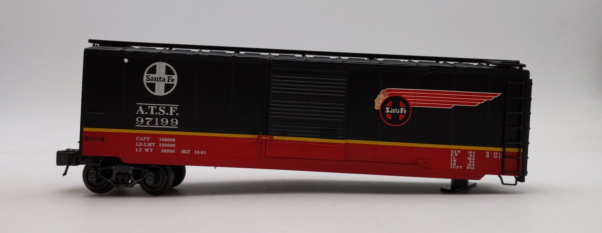K-Line K761-1051 O Gauge Santa Fe Black Boxcar #97199/Box