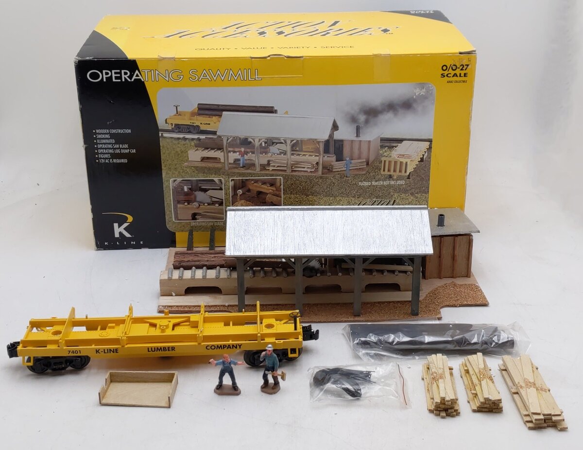 K-Line K-42450 O Gauge Operating Sawmill EX/Box