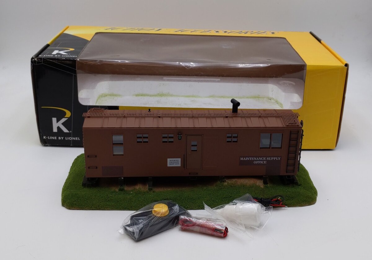 Lionel K-Line 6-21253 Operating Bunk Car Yard Office NIB