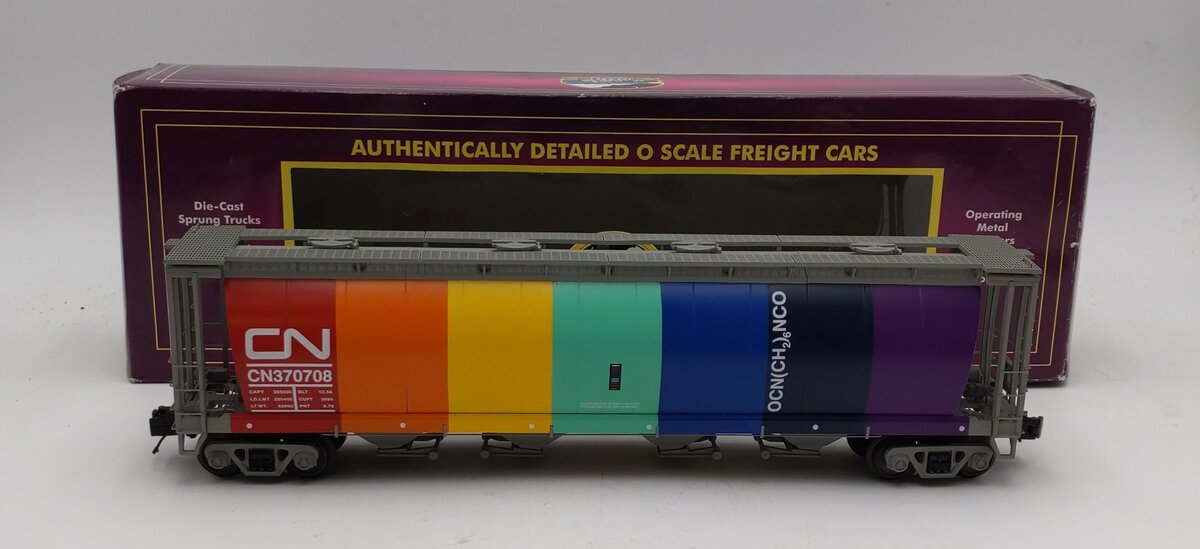 MTH 20-97687 O Gauge Canadian National (MTHRRC-2009) 100 Ton Hopper Car #370708 NIB