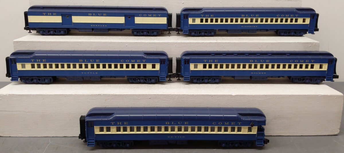 MTH 20-4021 O Gauge Jersey Central 70' Madison Passenger Car Set (Set of 5) EX/Box