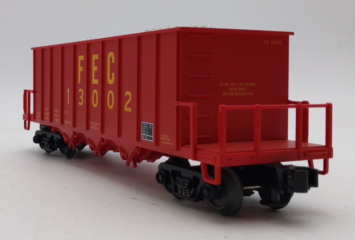 MTH 20-98217 O Gauge Florida East Coast Rapid Discharge Hopper w/Rock Load NIB