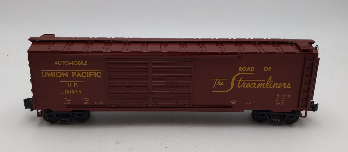 MTH 20-93012 O Gauge Union Pacific 50' Double Door Boxcar #161244 NIB