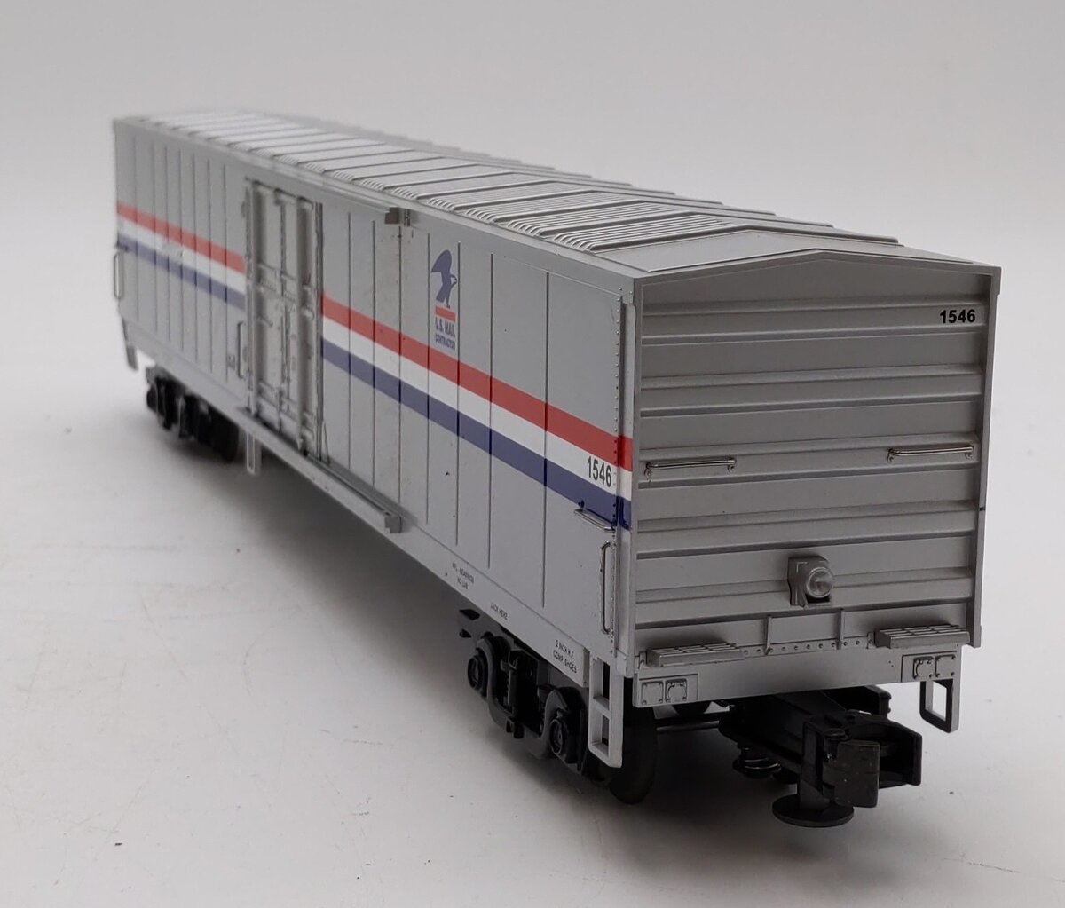 MTH 20-93027 O Gauge Amtrak 61' Mail Boxcar #1546 EX/Box