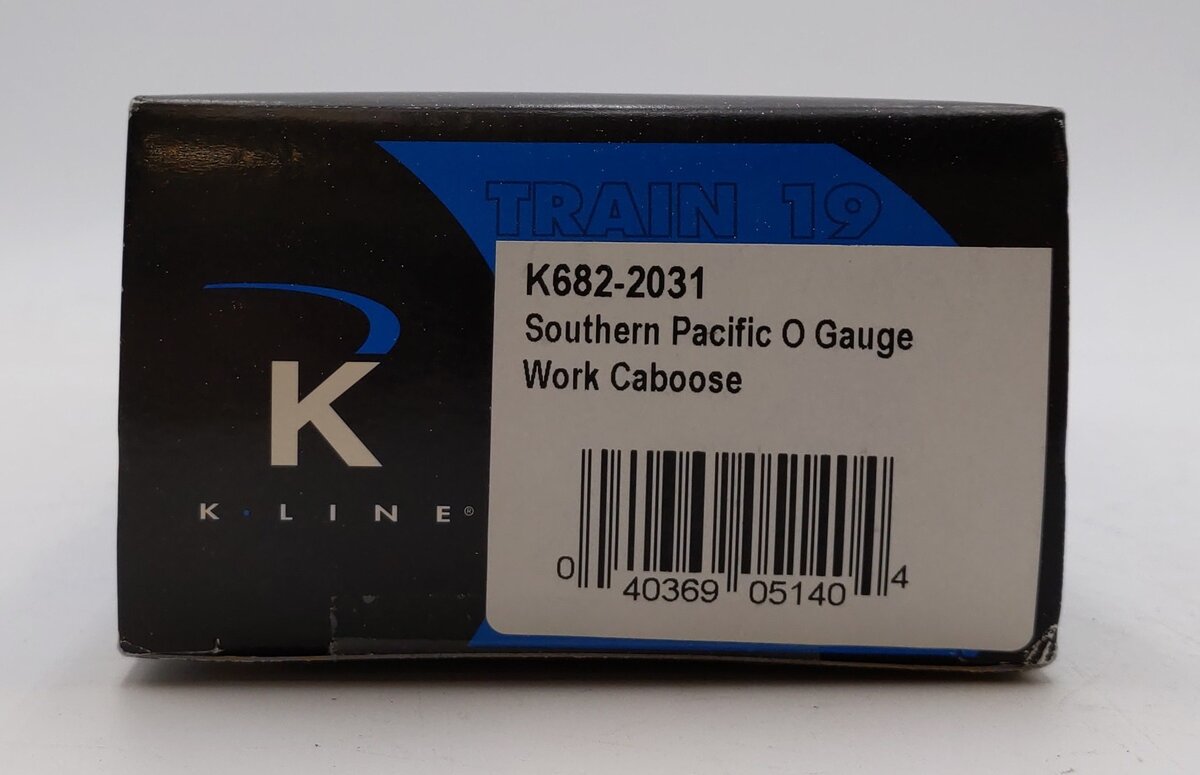 K-Line K682-2031 O Gauge Southern Pacific Work Caboose EX/Box