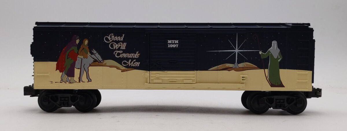 MTH 30-7416 O Gauge Christmas 1997 Holiday Boxcar NIB