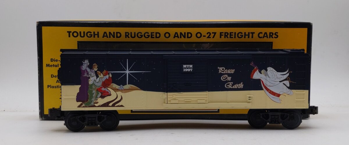 MTH 30-7416 O Gauge Christmas 1997 Holiday Boxcar NIB