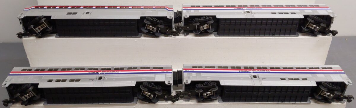 MTH 20-6524 O Gauge Amtrak Superliner Passenger Car Set EX/Box
