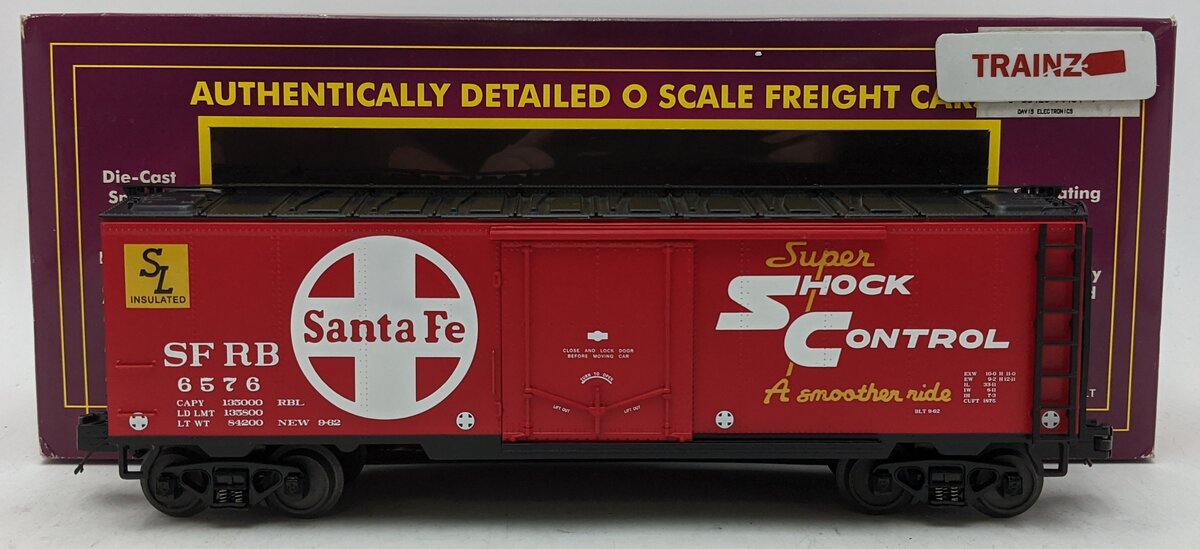 MTH 20-94101 O Santa Fe 40' Reefer Car #6576 LN/Box