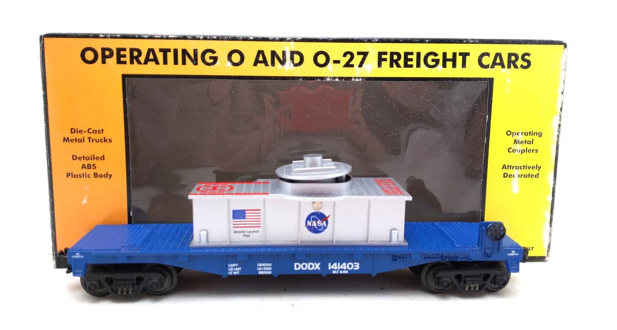 MTH 30-7940 O Gauge NASA Flatcar LN/Box
