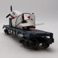 MTH 30-7621 O MTH Transportation Co Flatcar w/Red & White Airplane #1959 EX/Box