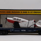 MTH 30-7621 O MTH Transportation Co Flatcar w/Red & White Airplane #1959 EX/Box
