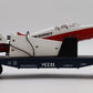 MTH 30-7621 O MTH Transportation Co Flatcar w/Red & White Airplane #1959 EX/Box