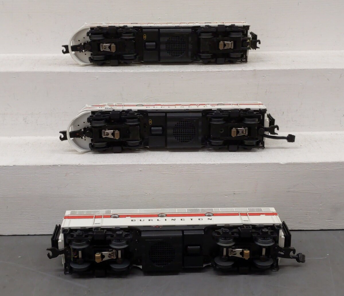MTH 20-2307-1 O Gauge Burlington F3 ABA Diesel Engine Set #162/162C w/PS2 LN/Box