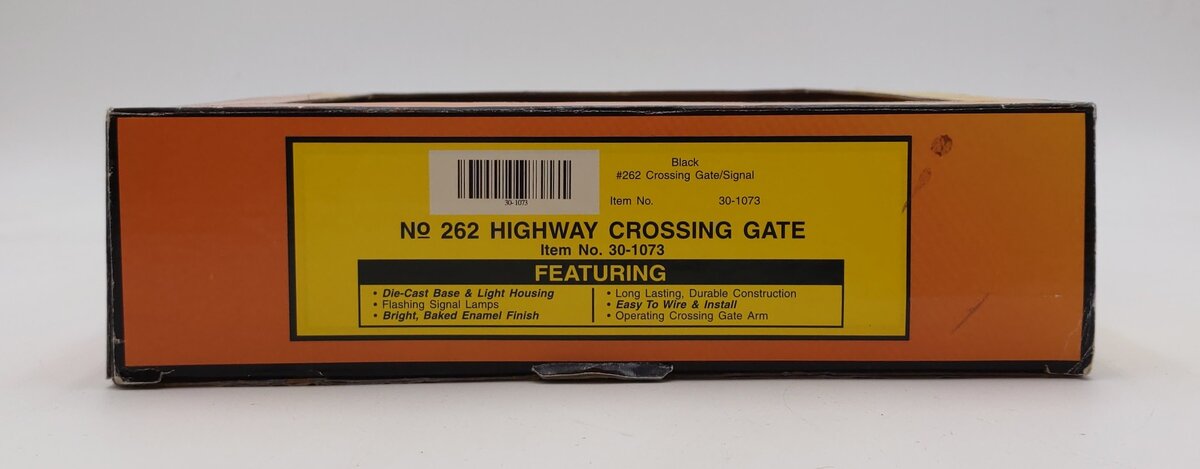 MTH 30-1073 #262 Highway Flasher/Crossing Gate EX/Box