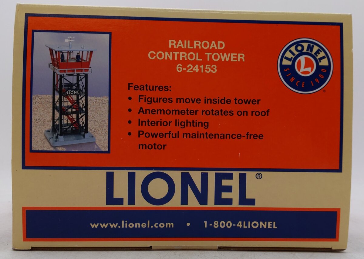 Lionel 6-24153 O Gauge Railroad Control Tower EX/Box