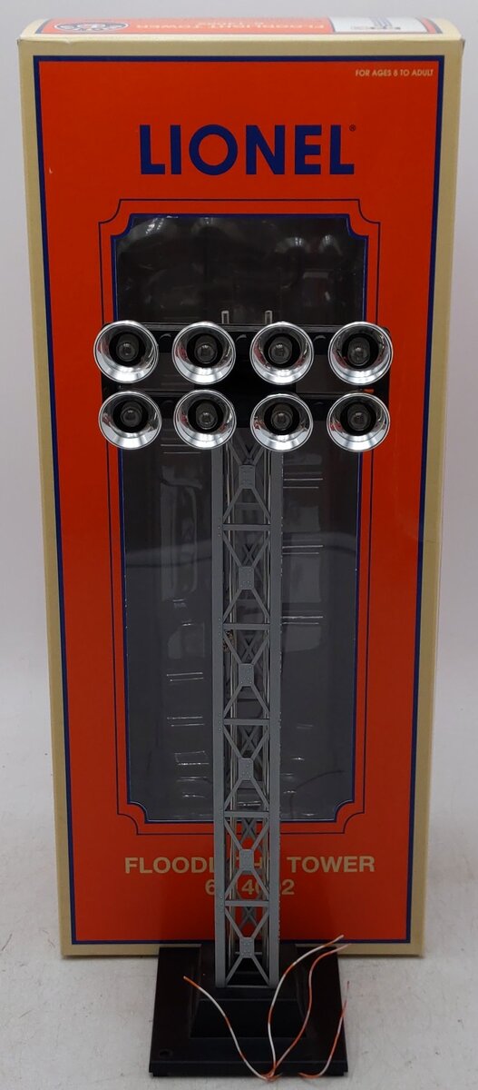 Lionel 6-14092 O 8-Light Floodlight Tower EX/Box