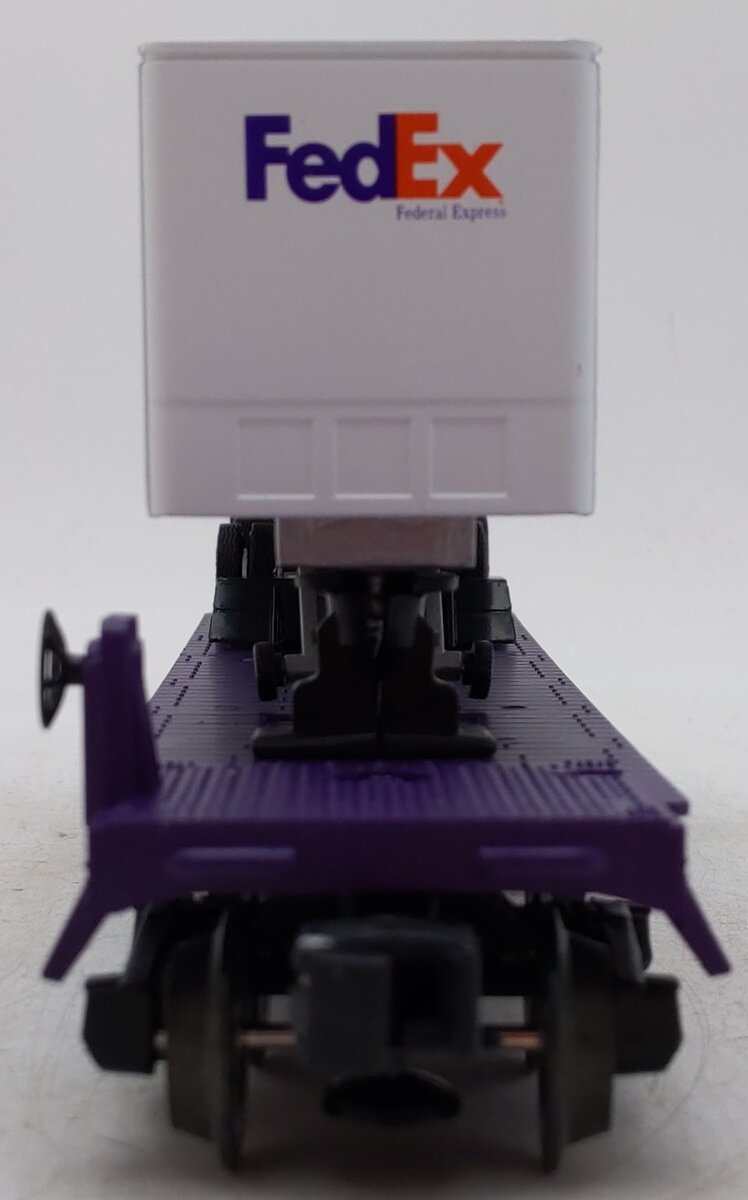 Lionel 6-19440 O Gauge Flatcar with FedEx Trailer #6424 EX/Box