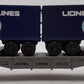 Lionel 6-16323 O Gauge Lionel Lines Flatcar w/ Trailers EX/Box