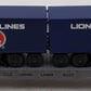 Lionel 6-16323 O Gauge Lionel Lines Flatcar w/ Trailers EX/Box