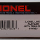 Lionel 6-16323 O Gauge Lionel Lines Flatcar w/ Trailers EX/Box
