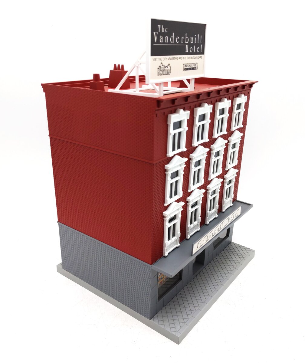 MTH 30-9082 Assembled Vanderbuilt 4-Story Hotel Building EX