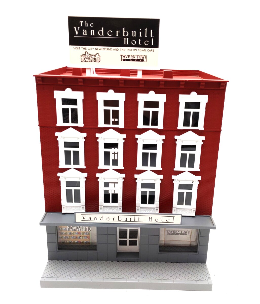 MTH 30-9082 Assembled Vanderbuilt 4-Story Hotel Building EX