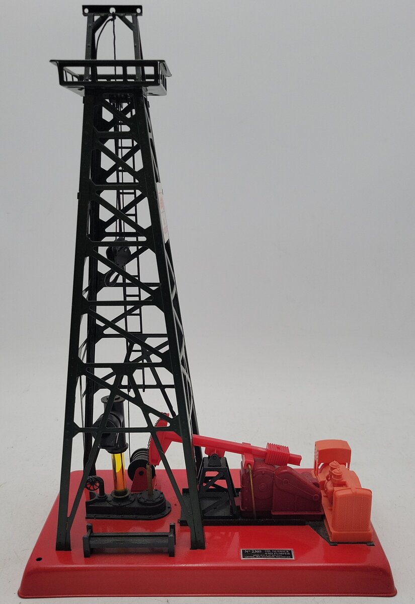 Lionel 6-2305 O Gauge Getty Operating Oil Derrick And Pump EX