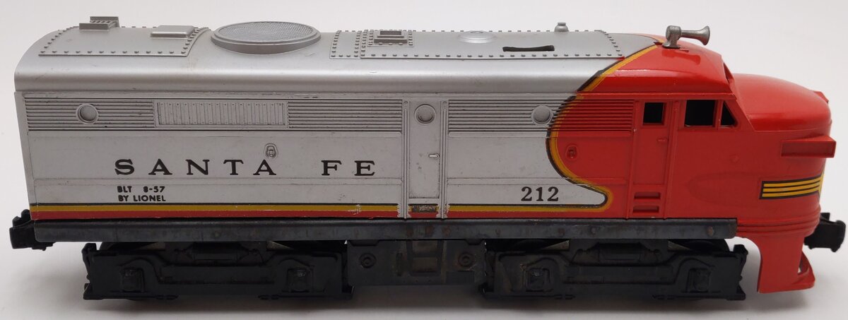 Lionel 212 Vintage O Santa Fe Alco A Dummy Unit VG