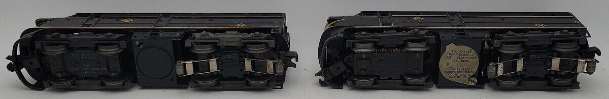 Lionel 2032 Vintage O Erie Alco AA Diesel Locomotive Set VG