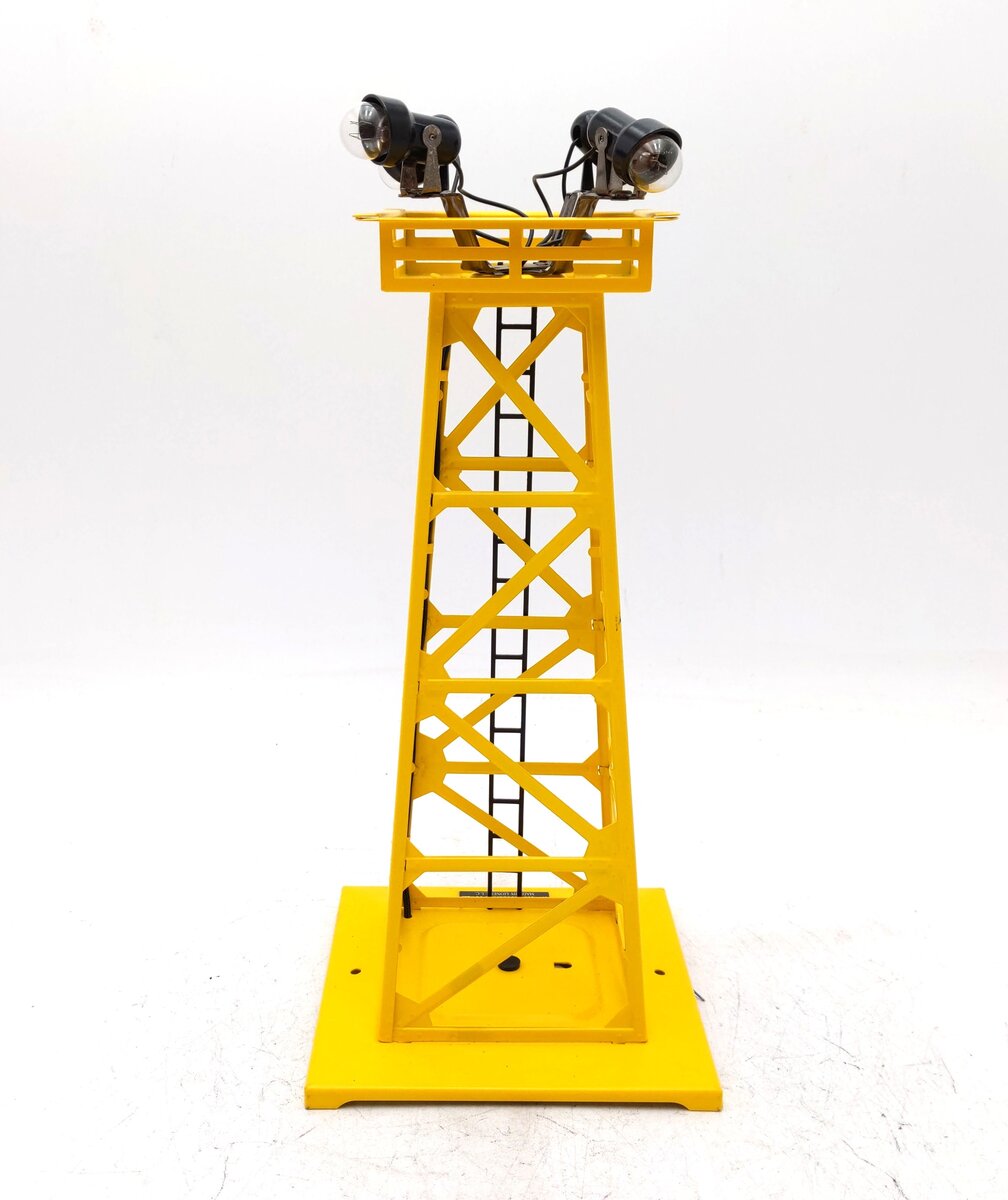 Lionel 6-14155 O Yellow Floodlight Tower #395 EX