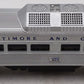 Lionel 400 Vintage O Powered Baltimore & Ohio Commuter Car VG