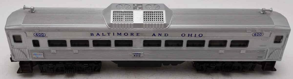 Lionel 400 Vintage O Powered Baltimore & Ohio Commuter Car VG