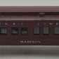 Lionel 2627 Vintage O Lionel Lines Madison Heavyweight "Madison" Passenger Car VG