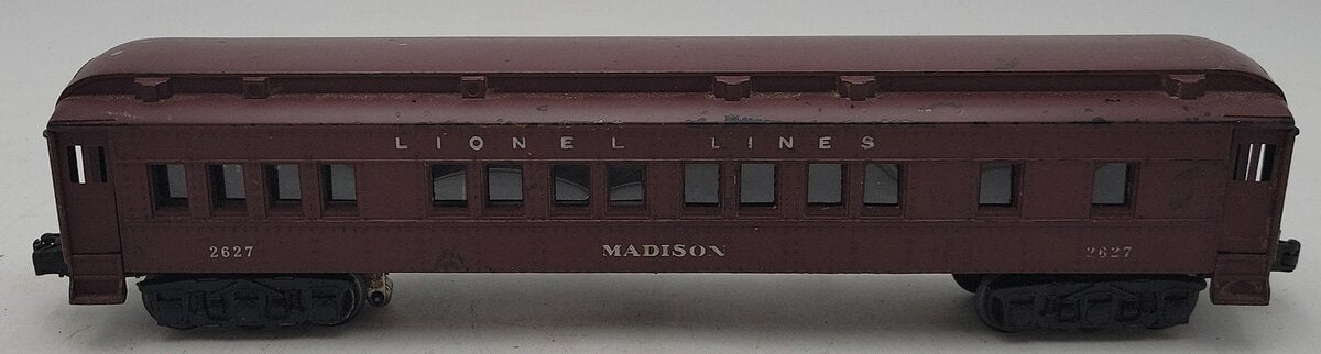 Lionel 2627 Vintage O Lionel Lines Madison Heavyweight "Madison" Passenger Car VG