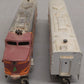 American Flyer 477 & 478 Vintage S Silver Flash PAB Diesel Locomotive Set VG