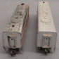 American Flyer 477 & 478 Vintage S Silver Flash PAB Diesel Locomotive Set VG